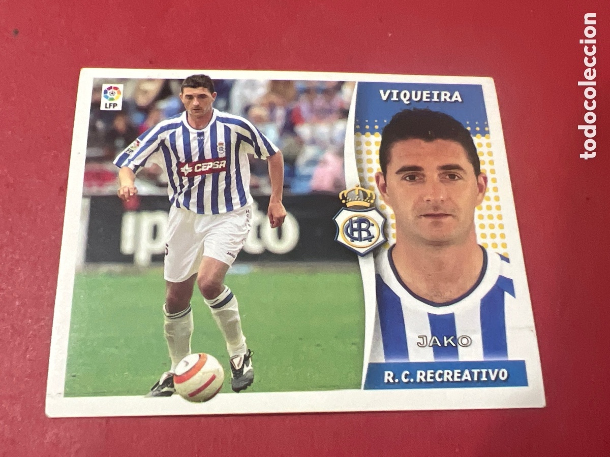 Cromos de f&uacute;tbol: A1649. VIQUEIRA RECREATIVO HUELVA CROMOS ALBUM EDICIONES ESTE LIGA FUTBOL 2006 2007 06 07 PANINI