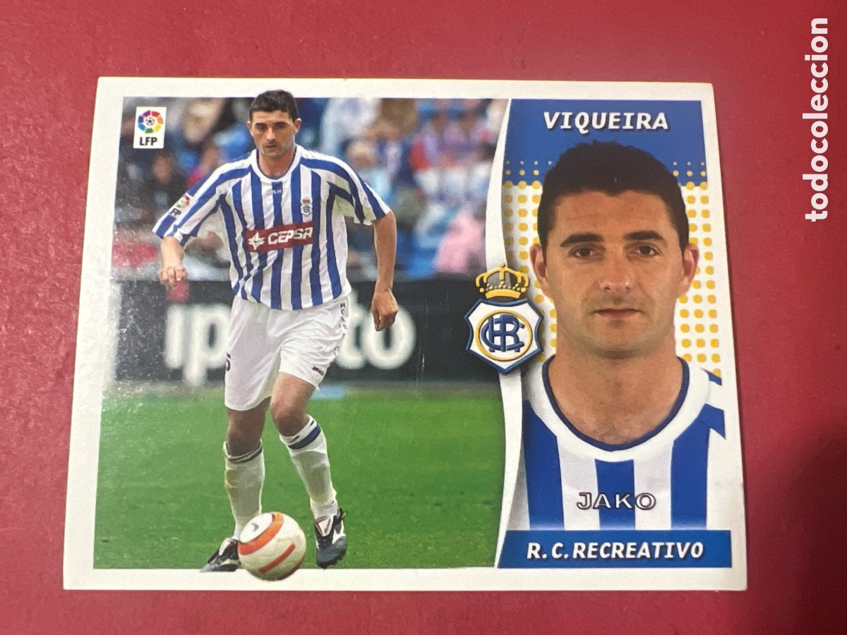 Cromos de f&uacute;tbol: A1650. VIQUEIRA RECREATIVO HUELVA CROMOS ALBUM EDICIONES ESTE LIGA FUTBOL 2006 2007 06 07 PANINI