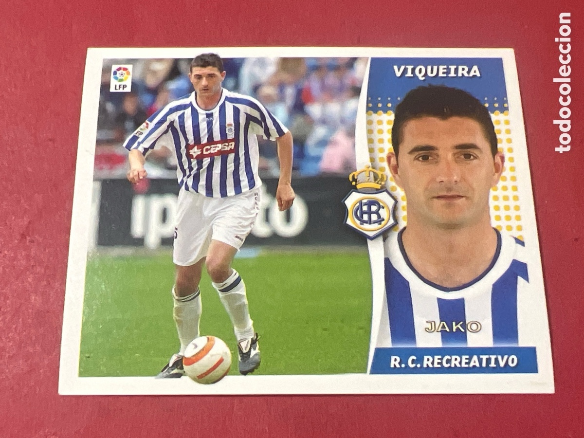 Cromos de f&uacute;tbol: A1651. VIQUEIRA RECREATIVO HUELVA CROMOS ALBUM EDICIONES ESTE LIGA FUTBOL 2006 2007 06 07 PANINI