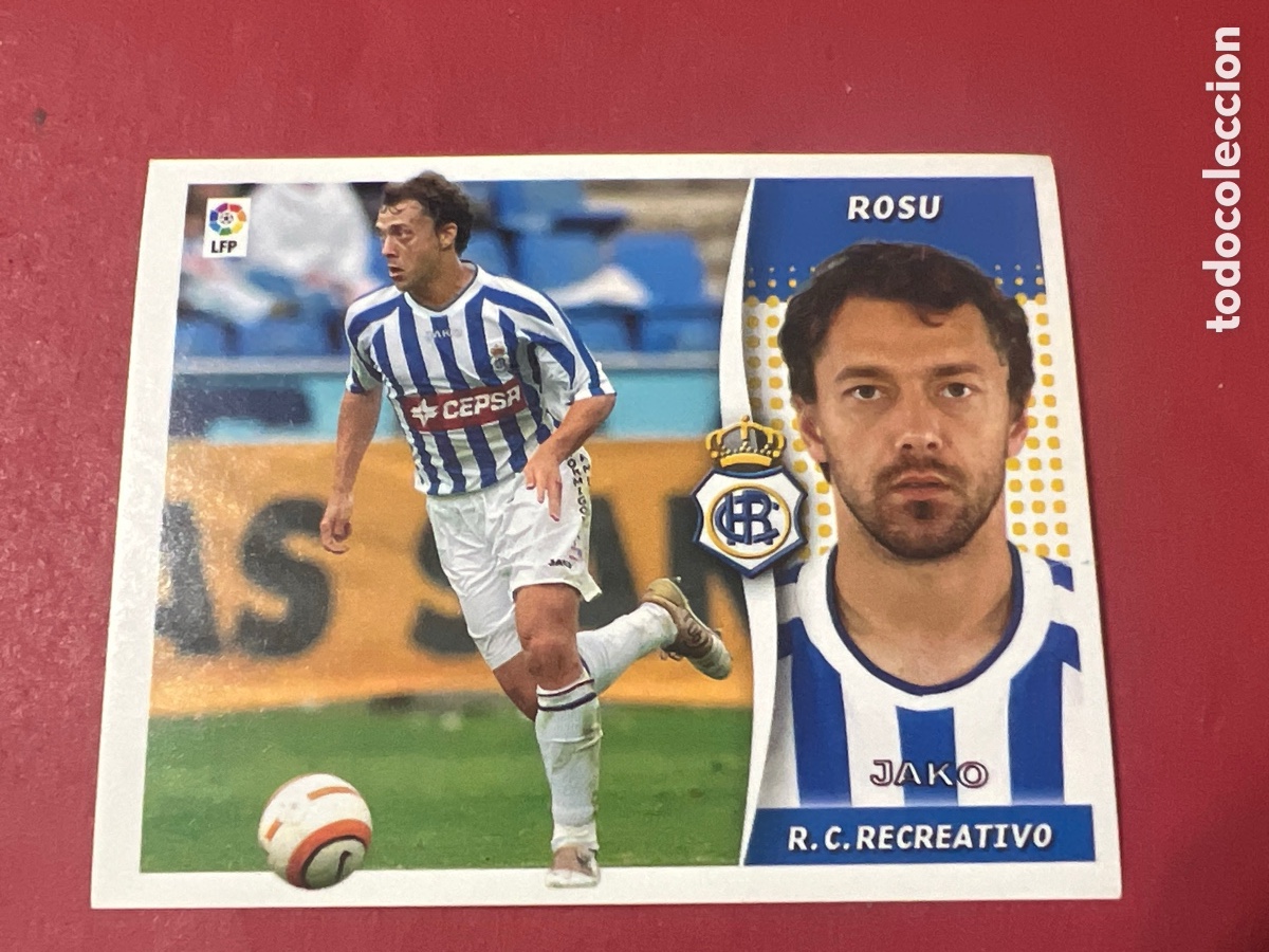 Cromos de f&uacute;tbol: A1653. Rosu Liga Este 2006-07 2006 2007 Recreativo de Huelva