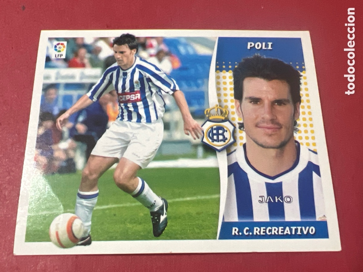 Fu&szlig;ball-Sticker: A1654. POLI RECREATIVO DE HUELVA LIGA ESTE 2006 2007 PANINI