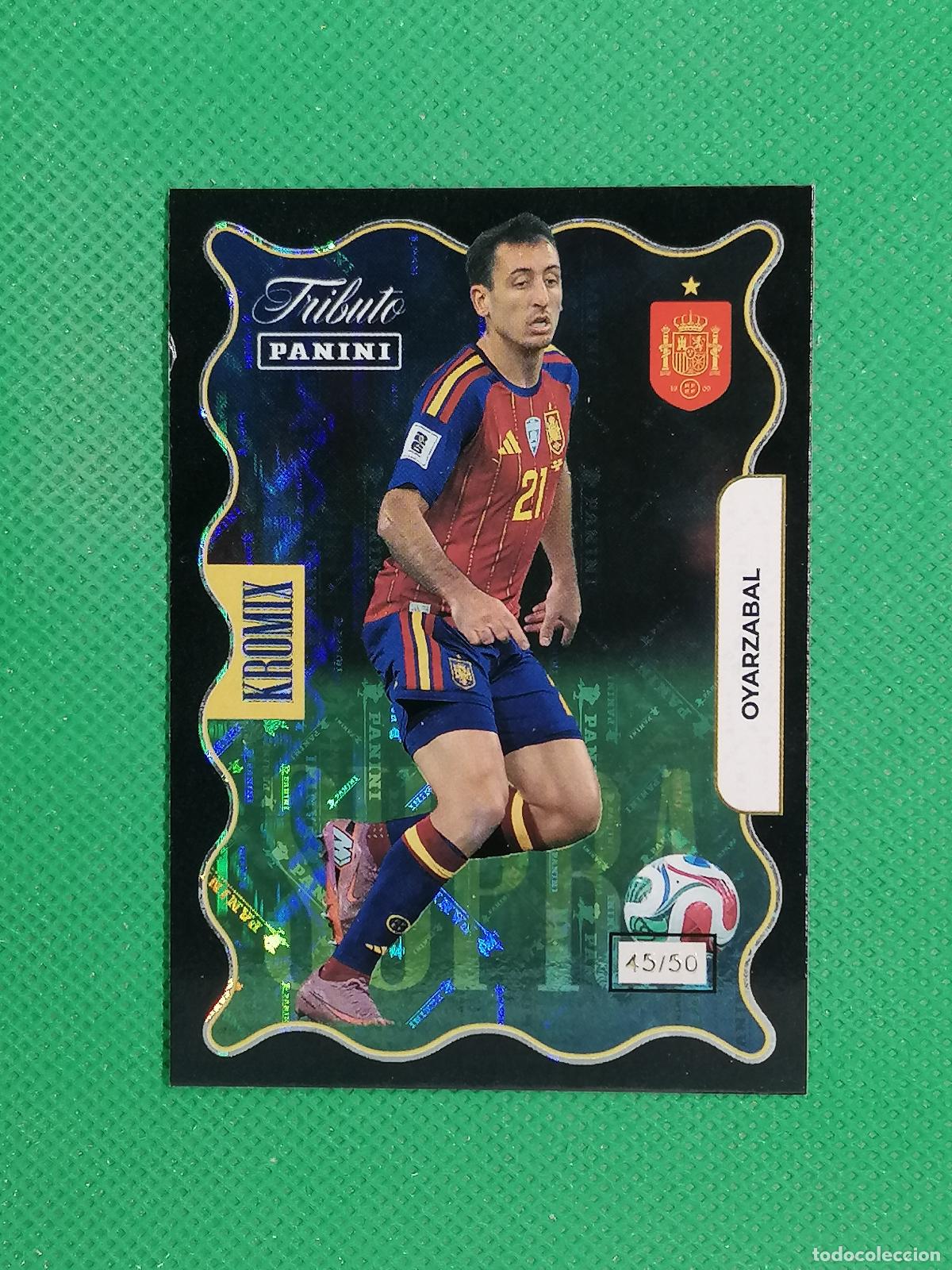Fu&szlig;ball-Sticker: KN 80 KN80 OYARZABAL KROMIX SUPRA /50 ⚽PANINI TRIBUTO SELECCION ESPA&Ntilde;OLA ESPA&Ntilde;A SPAIN CARD 26 2026⚽