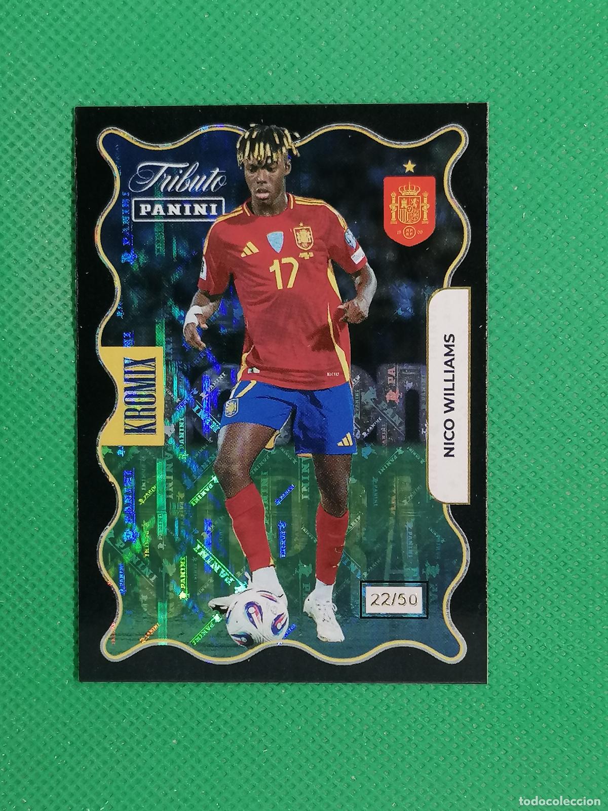 Fu&szlig;ball-Sticker: KN 81 KN81 NICO WILLIAMS KROMIX SUPRA /50 ⚽PANINI TRIBUTO SELECCION ESPA&Ntilde;OLA ESPA&Ntilde;A CARD 26 2026⚽