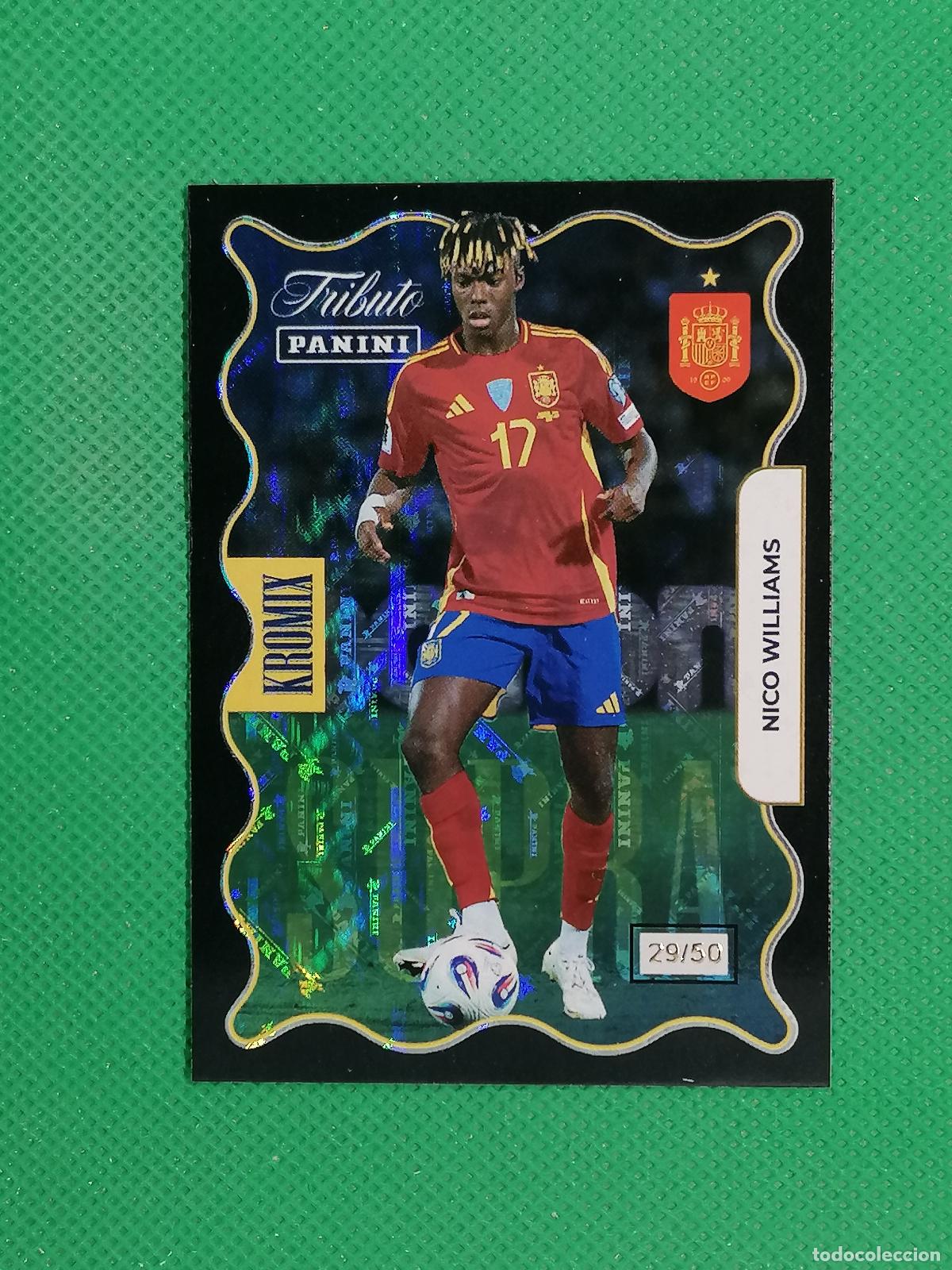 Fu&szlig;ball-Sticker: KN 81 KN81 NICO WILLIAMS KROMIX SUPRA /50 ⚽PANINI TRIBUTO SELECCION ESPA&Ntilde;OLA ESPA&Ntilde;A CARD 26 2026⚽