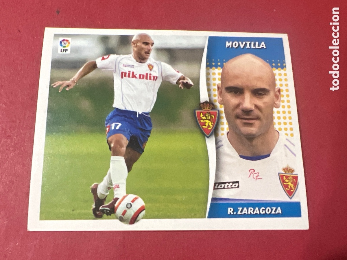 Fu&szlig;ball-Sticker: A1658. MOVILLA REAL ZARAGOZA LIGA ESTE 2006 2007 PANINI