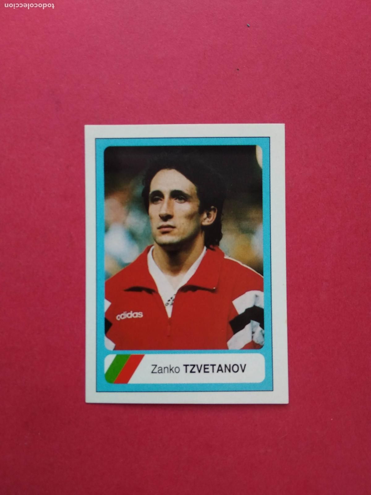 Fu&szlig;ball-Sticker: EDICIONES ESTADIO MUNDIAL DE FUTBOL USA 94 1994 CROMO NUNCA PEGADO BULGARIA N&ordm; 114 TZVETANOV