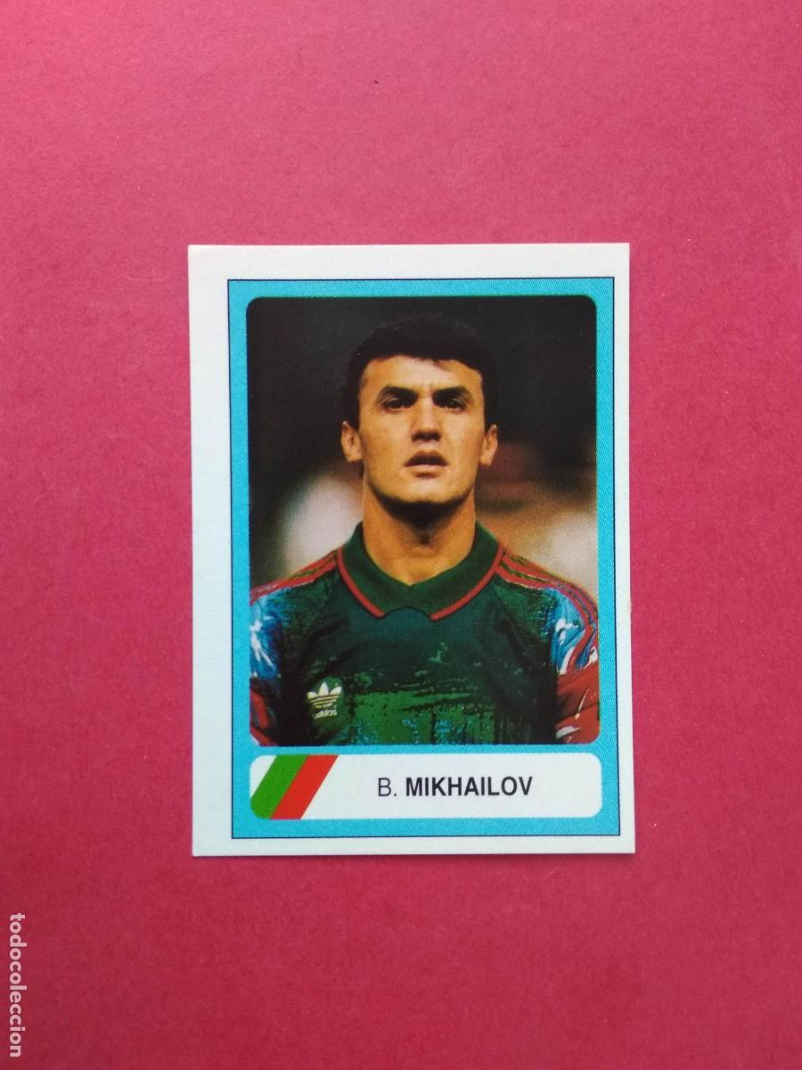 Cromos de f&uacute;tbol: EDICIONES ESTADIO MUNDIAL DE FUTBOL USA 94 1994 CROMO NUNCA PEGADO BULGARIA N&ordm; 107 MIKHAILOV