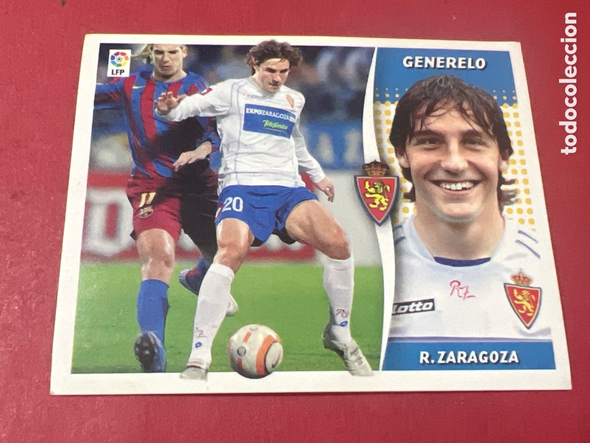 Cromos de f&uacute;tbol: A1664. Liga Este 2006-2007 2006-07 06-07 Zaragoza Generelo nunca pegado
