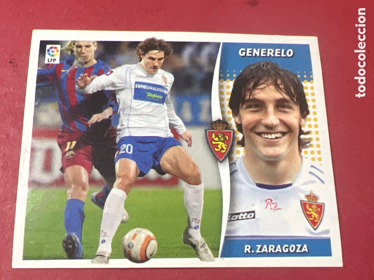 Cromos de f&uacute;tbol: A1665. Liga Este 2006-2007 2006-07 06-07 Zaragoza Generelo nunca pegado