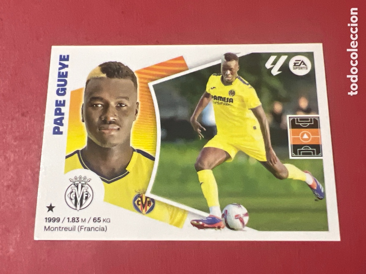 Cromos de f&uacute;tbol: A1669. liga 2024-25 pape gueye 16 villarreal laliga este panini