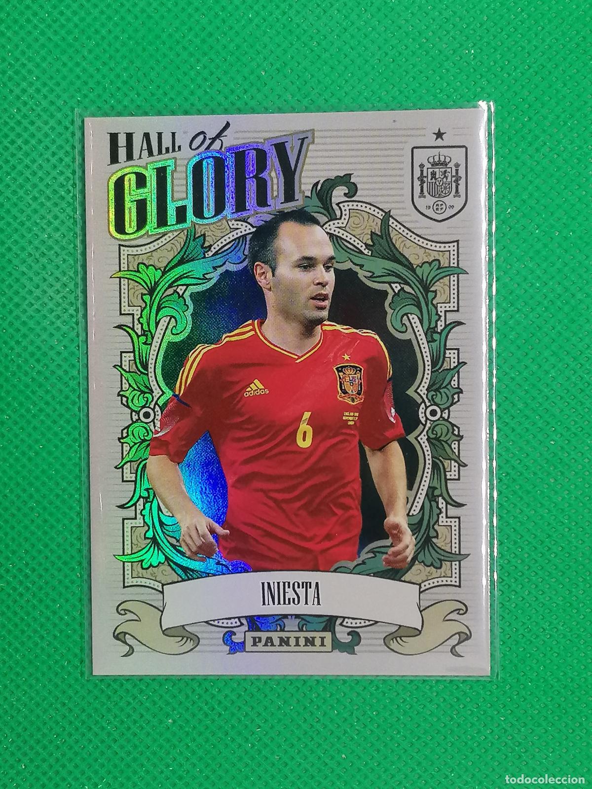 Cromos de f&uacute;tbol: HG8 INIESTA HALL OF GLORY ⚽PANINI TRIBUTO SELECCION ESPA&Ntilde;OLA ESPA&Ntilde;A CARD 26 2026⚽