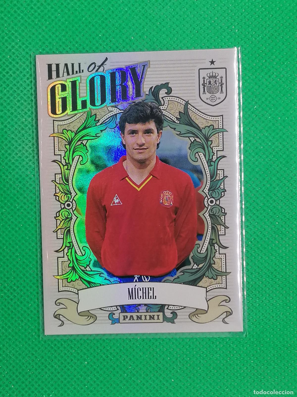 Cromos de f&uacute;tbol: HG12 MICHEL HALL OF GLORY ⚽PANINI TRIBUTO SELECCION ESPA&Ntilde;OLA ESPA&Ntilde;A CARD 26 2026⚽