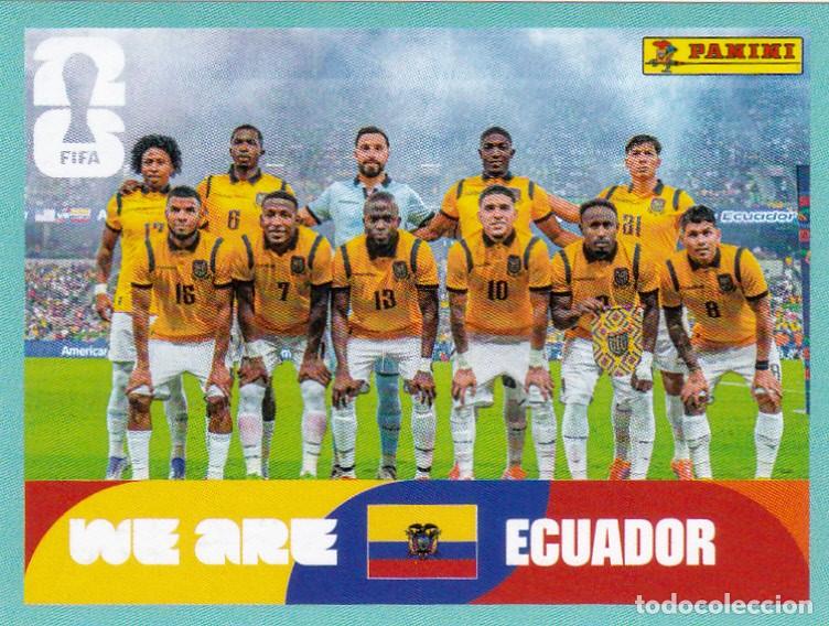 Cromos de f&uacute;tbol: FIFA WORLD CUP 2026 * EQUIPO N&ordm; 13 * DE ECUADOR - NUEVO DE SOBRE (A-18)
