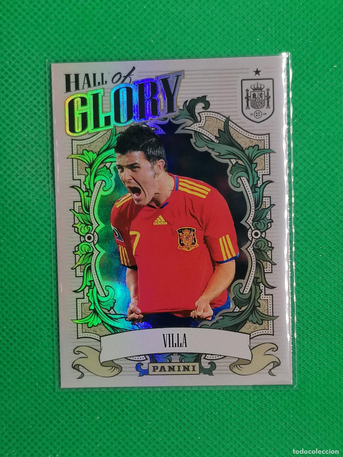 Cromos de f&uacute;tbol: HG20 VILLA HALL OF GLORY ⚽PANINI TRIBUTO SELECCION ESPA&Ntilde;OLA ESPA&Ntilde;A CARD 26 2026⚽