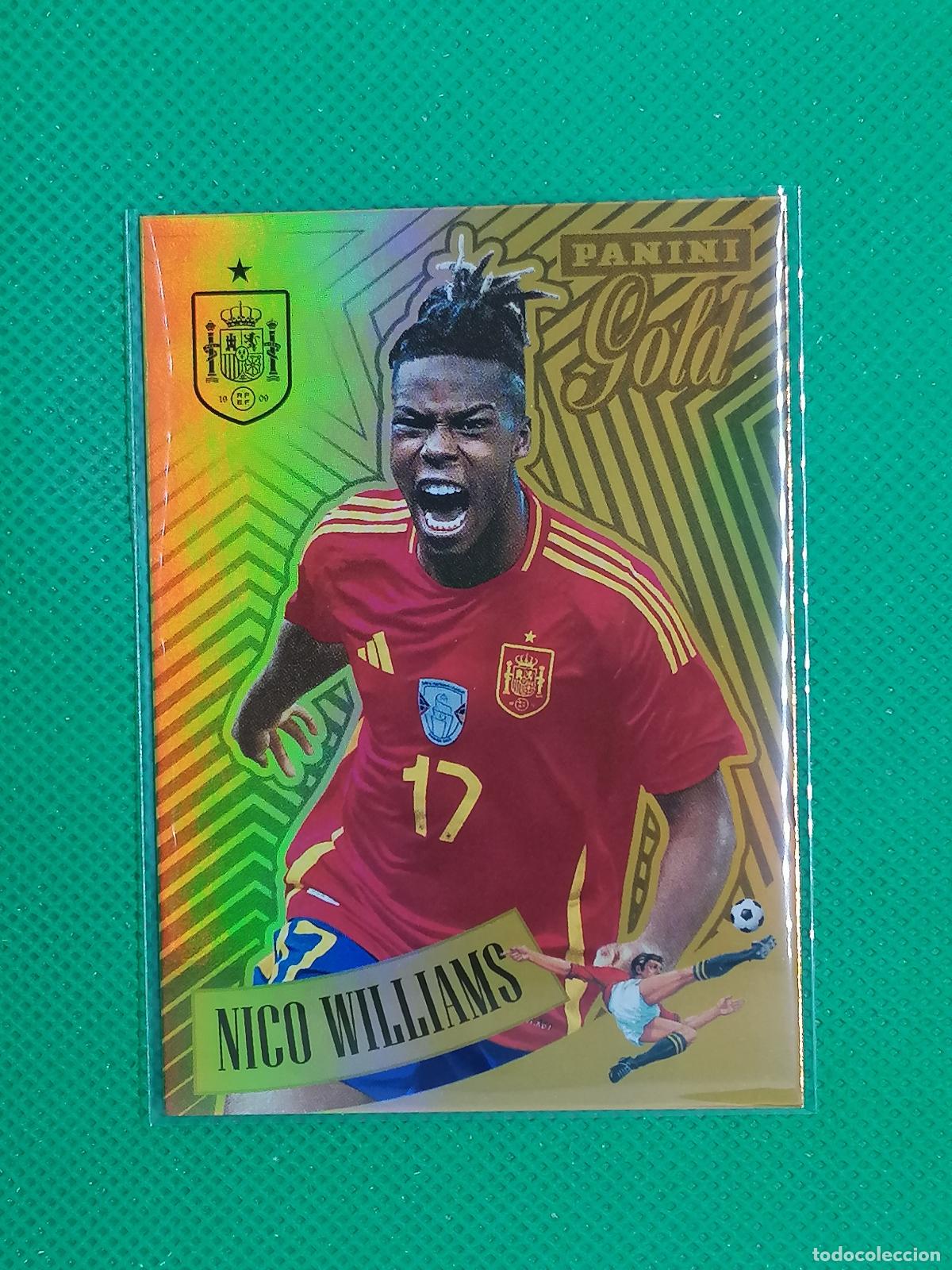 Cromos de f&uacute;tbol: 90 NICO WILLIAMS GOLD SUPERNOVA ⚽PANINI TRIBUTO SELECCION ESPA&Ntilde;OLA ESPA&Ntilde;A CARD 26 2026⚽