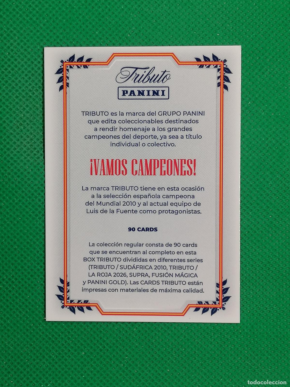 Cromos de f&uacute;tbol: 00 INDICE ⚽PANINI TRIBUTO SELECCION ESPA&Ntilde;OLA ESPA&Ntilde;A CARD 26 2026⚽