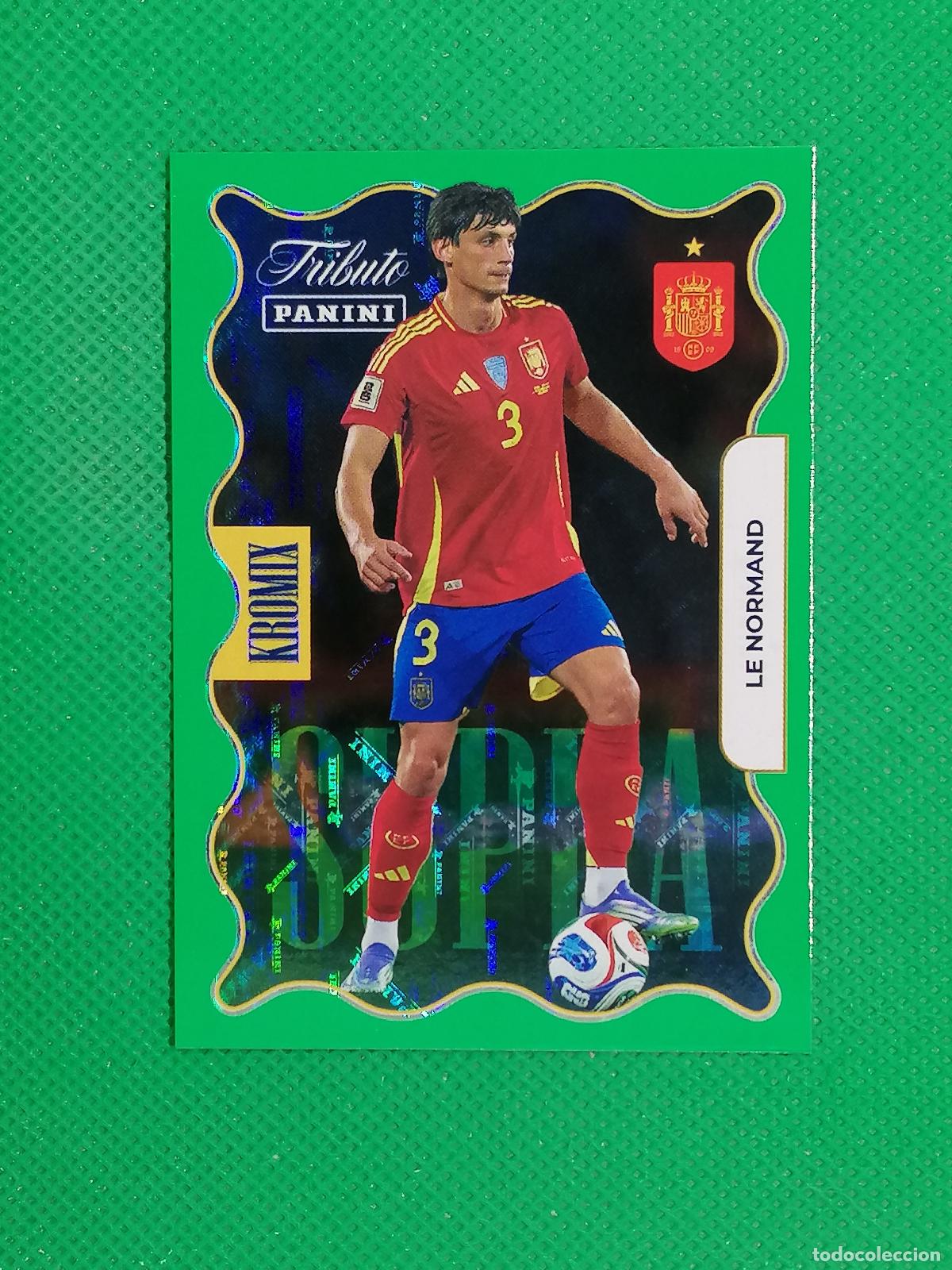 Cromos de f&uacute;tbol: KV73 LE NORMAND KROMIX SUPRA VERDE GREEN ⚽PANINI TRIBUTO SELECCION ESPA&Ntilde;OLA ESPA&Ntilde;A CARD 26 2026⚽