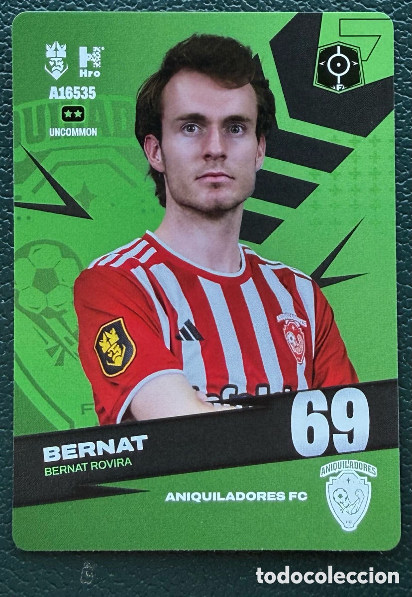 Cromos de f&uacute;tbol: A16535 BERNAT ROVIRA ANIQUILADORES FC FICHAS ALBUM KINGS LEAGUE INFOJOBS 2024 KOLEX