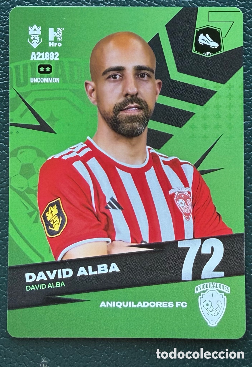 Cromos de f&uacute;tbol: A21892 DAVID ALBA ANIQUILADORES FC FICHAS ALBUM KINGS LEAGUE INFOJOBS 2024 KOLEX