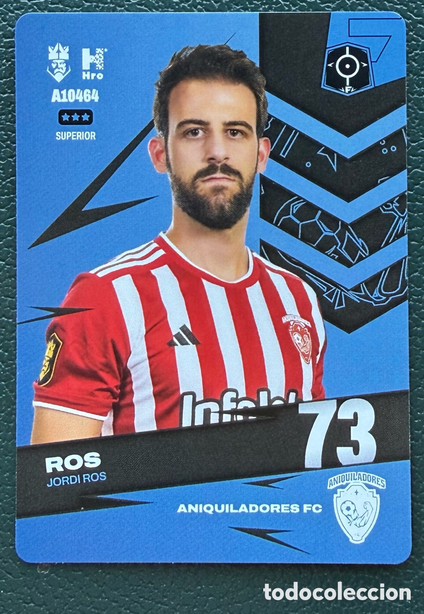 Cromos de f&uacute;tbol: A10464 JORDI ROS ANIQUILADORES FC FICHAS ALBUM KINGS LEAGUE INFOJOBS 2024 KOLEX