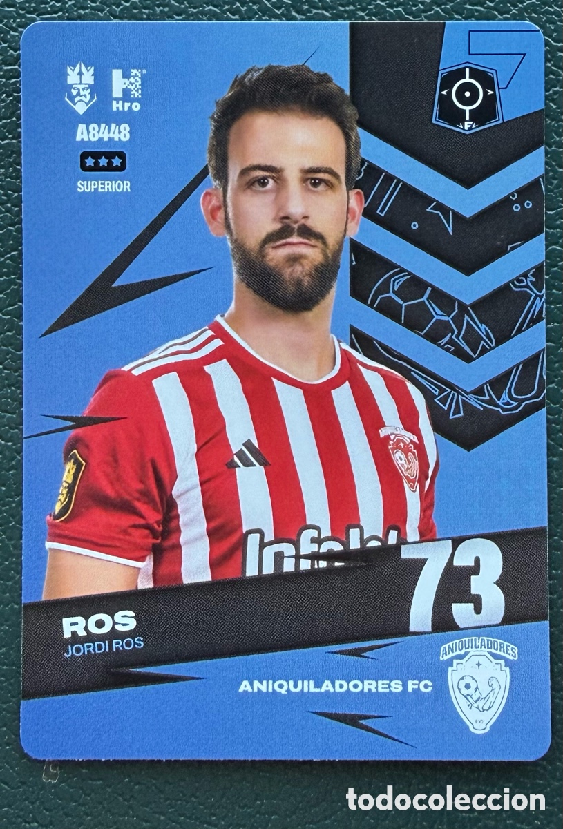 Cromos de f&uacute;tbol: A8448 JORDI ROS ANIQUILADORES FC FICHAS ALBUM KINGS LEAGUE INFOJOBS 2024 KOLEX