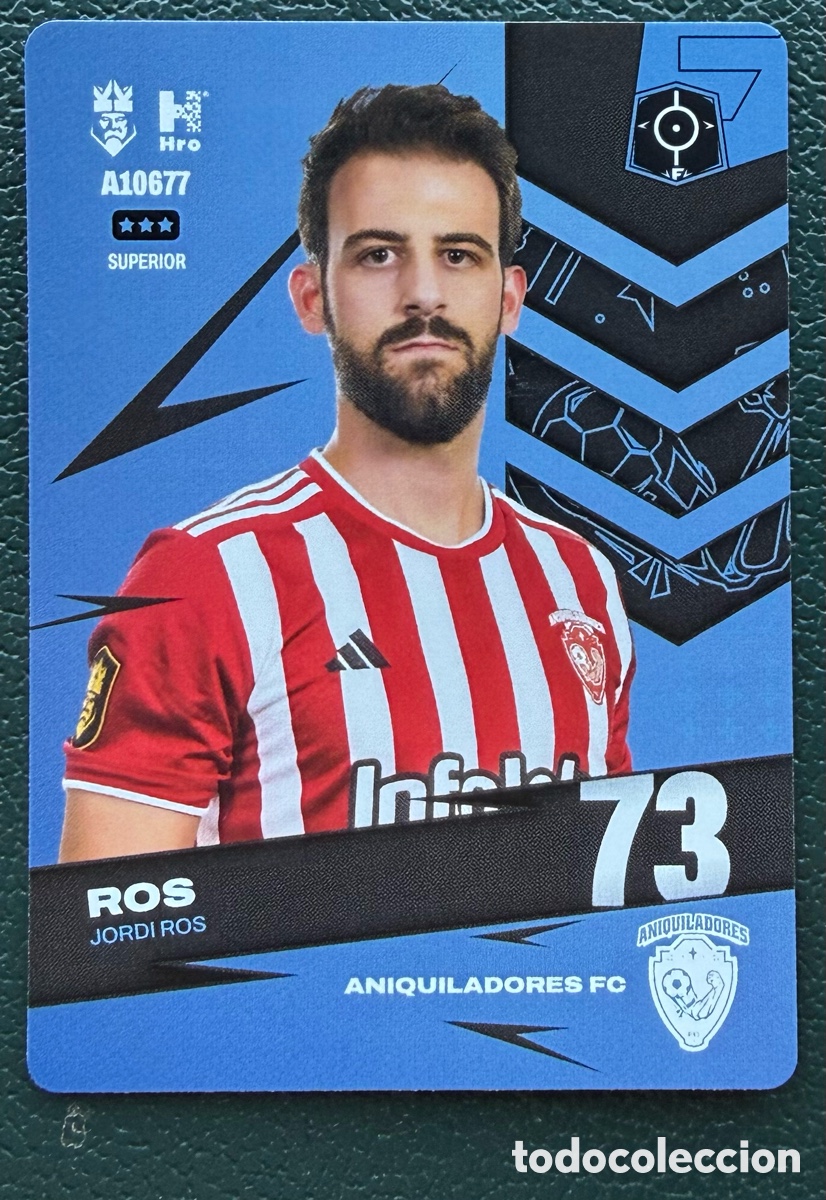 Cromos de f&uacute;tbol: A10677 JORDI ROS ANIQUILADORES FC FICHAS ALBUM KINGS LEAGUE INFOJOBS 2024 KOLEX