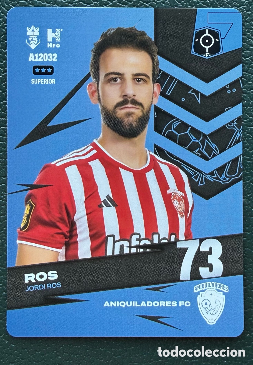 Cromos de f&uacute;tbol: A12032 JORDI ROS ANIQUILADORES FC FICHAS ALBUM KINGS LEAGUE INFOJOBS 2024 KOLEX
