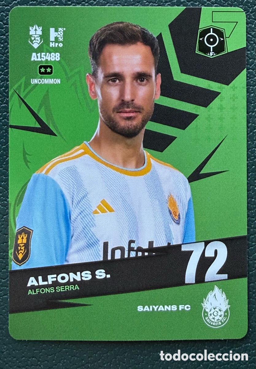 Figurine di Calcio: A15488 ALFONS SERRA SAIYANS FC FICHAS ALBUM KINGS LEAGUE INFOJOBS 2024 KOLEX