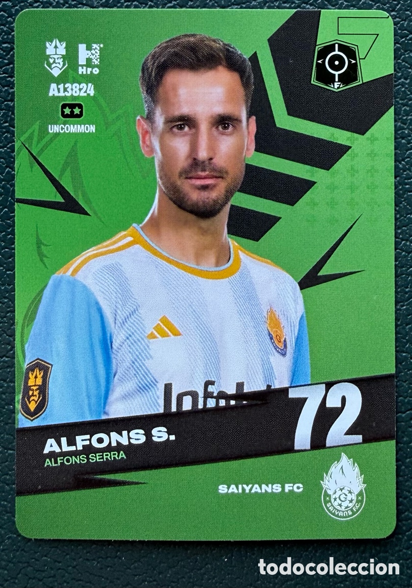Figurine di Calcio: A13824 ALFONS SERRA SAIYANS FC FICHAS ALBUM KINGS LEAGUE INFOJOBS 2024 KOLEX