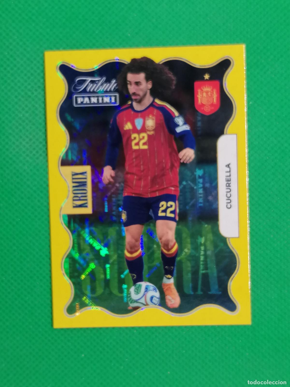 Cromos de f&uacute;tbol: KV75 CUCURELLA KROMIX SUPRA GOLD ORO ⚽PANINI TRIBUTO SELECCION ESPA&Ntilde;OLA ESPA&Ntilde;A CARD 26 2026⚽