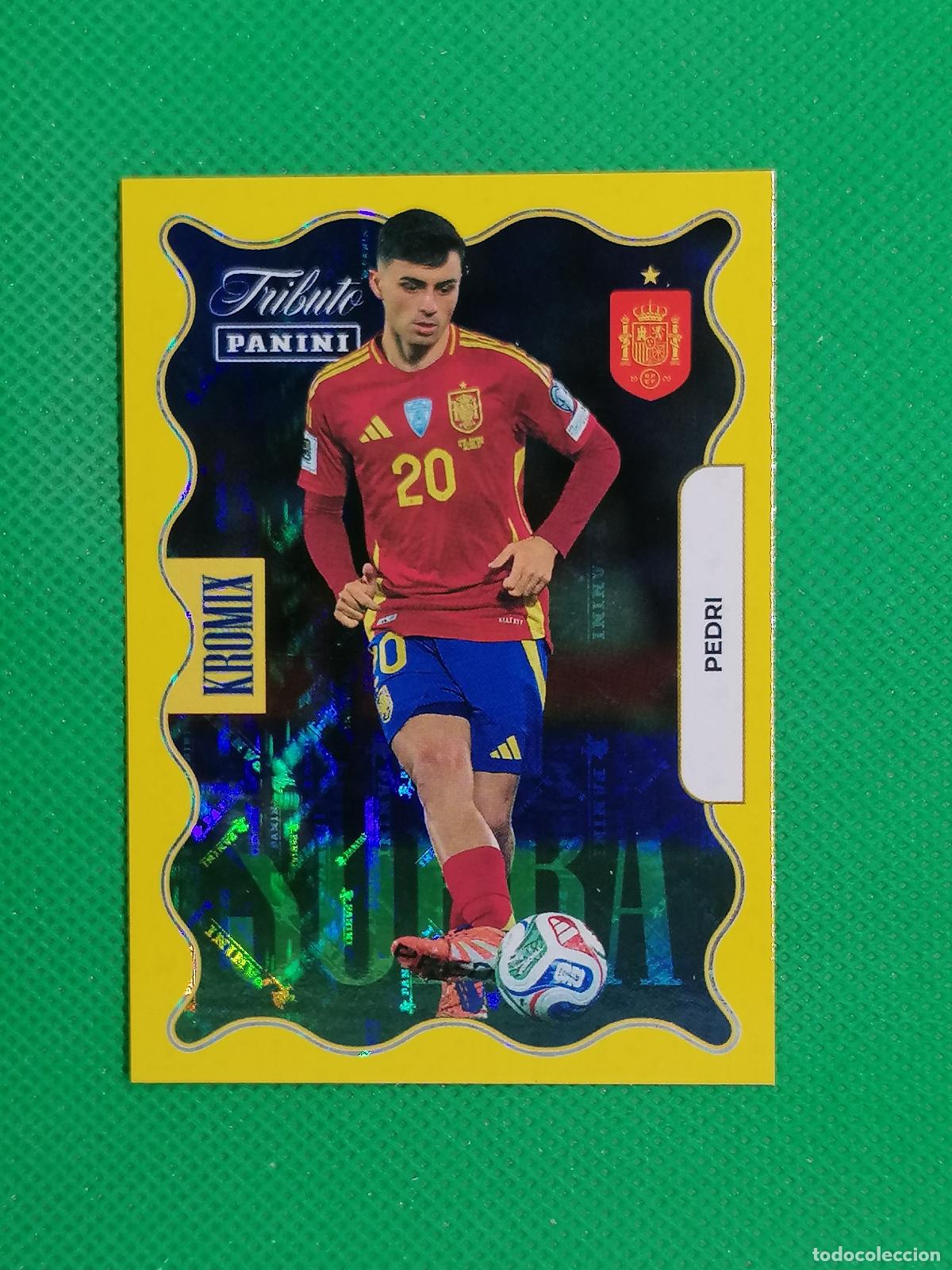 Cromos de f&uacute;tbol: KV77 PEDRI KROMIX SUPRA GOLD ORO ⚽PANINI TRIBUTO SELECCION ESPA&Ntilde;OLA ESPA&Ntilde;A CARD 26 2026⚽