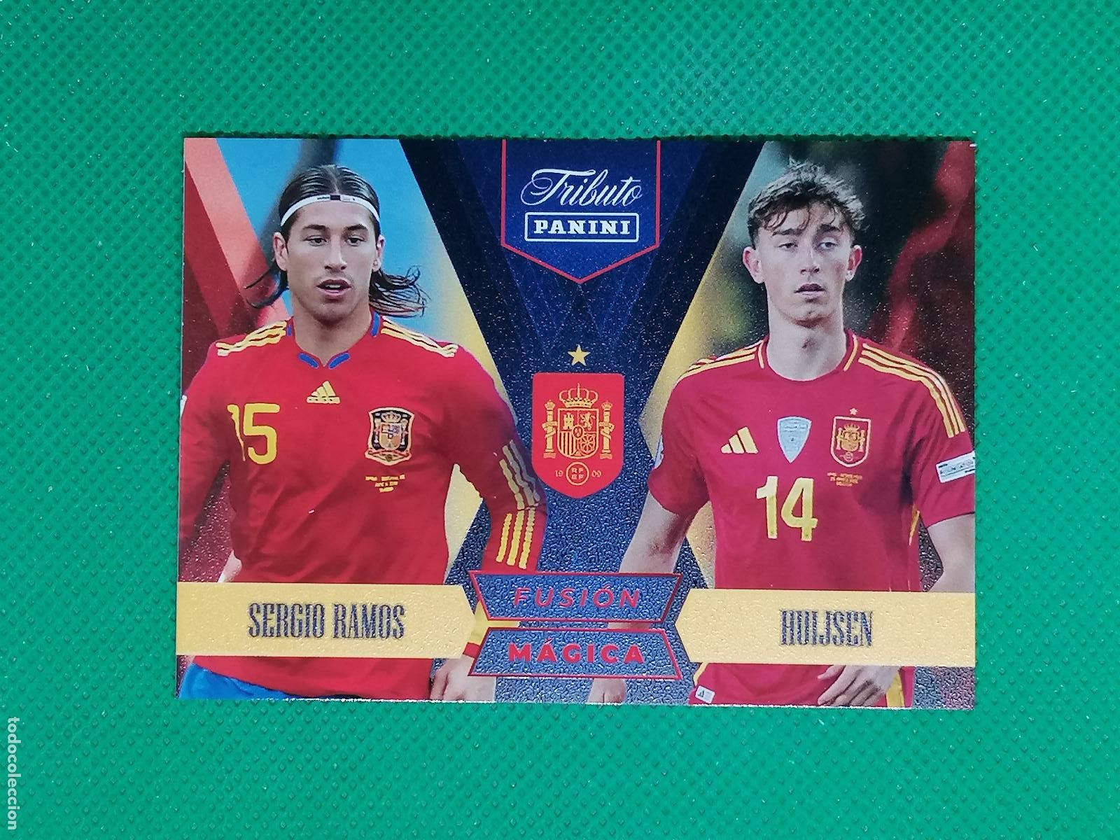 Cromos de f&uacute;tbol: 83 SERGIO RAMOS HUIJSEN FUSION MAGICA ⚽PANINI TRIBUTO SELECCION ESPA&Ntilde;OLA ESPA&Ntilde;A CARD 26 2026⚽