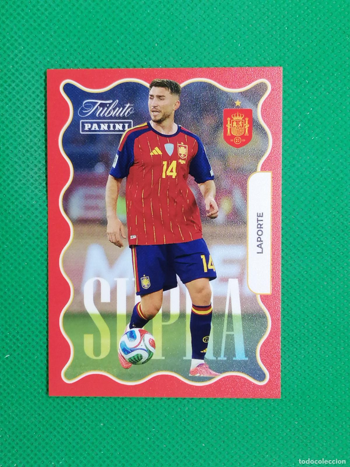 Cromos de f&uacute;tbol: 74 LAPORTE SUPRA ⚽PANINI TRIBUTO SELECCION ESPA&Ntilde;OLA ESPA&Ntilde;A CARD 26 2026⚽