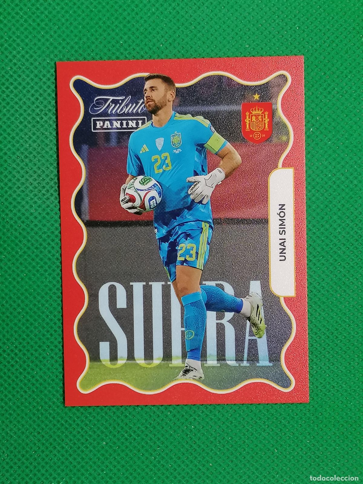 Cromos de f&uacute;tbol: 71 UNAI SIMON SUPRA ⚽PANINI TRIBUTO SELECCION ESPA&Ntilde;OLA ESPA&Ntilde;A CARD 26 2026⚽