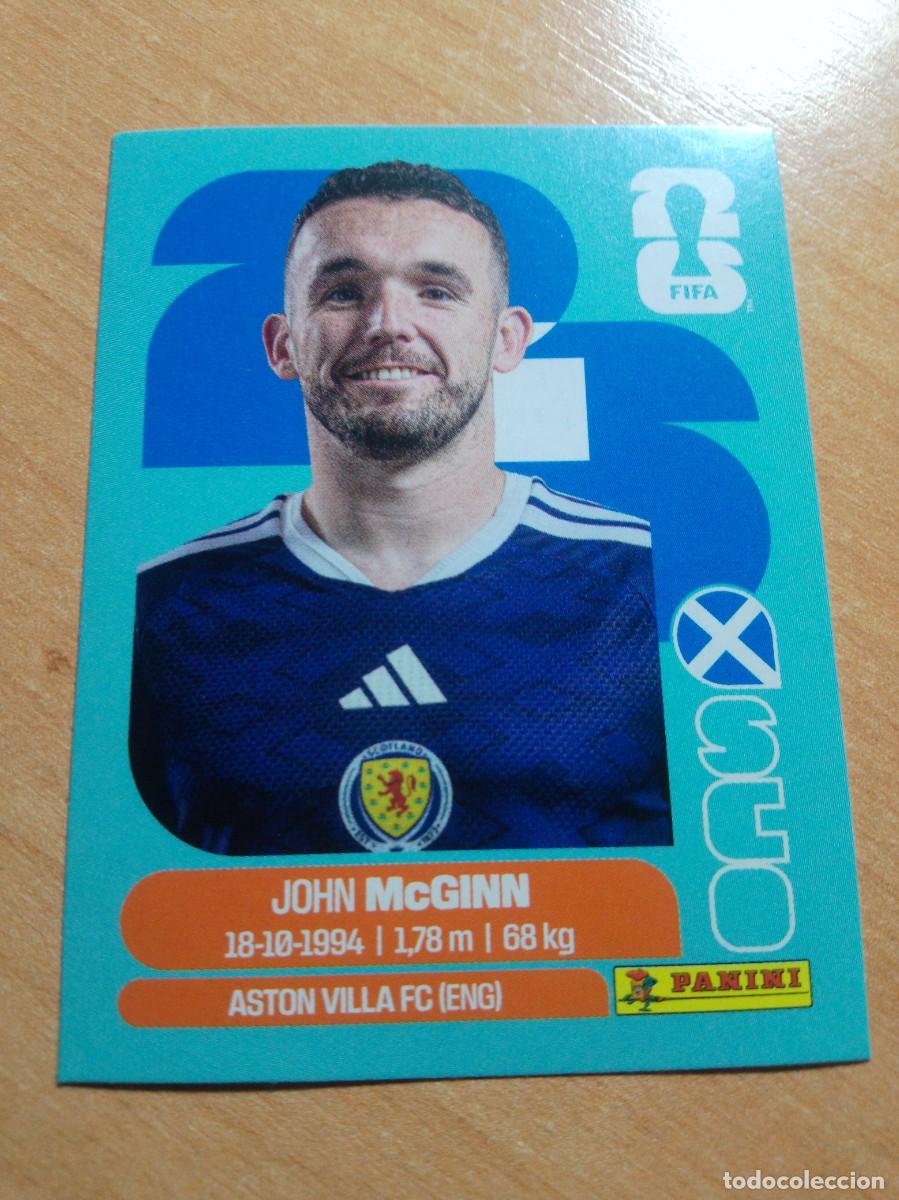 Fu&szlig;ball-Sticker: SCO 17 JOHN MCGINN ESCOCIA MUNDIAL FIFA WORLD CUP 2026 26 PANINI STICKERS NUEVO