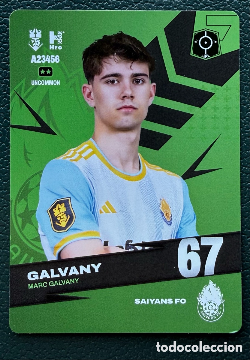Cromos de f&uacute;tbol: A23456 MARIO GALVANY SAIYANS FC FICHAS ALBUM KINGS LEAGUE INFOJOBS 2024 KOLEX