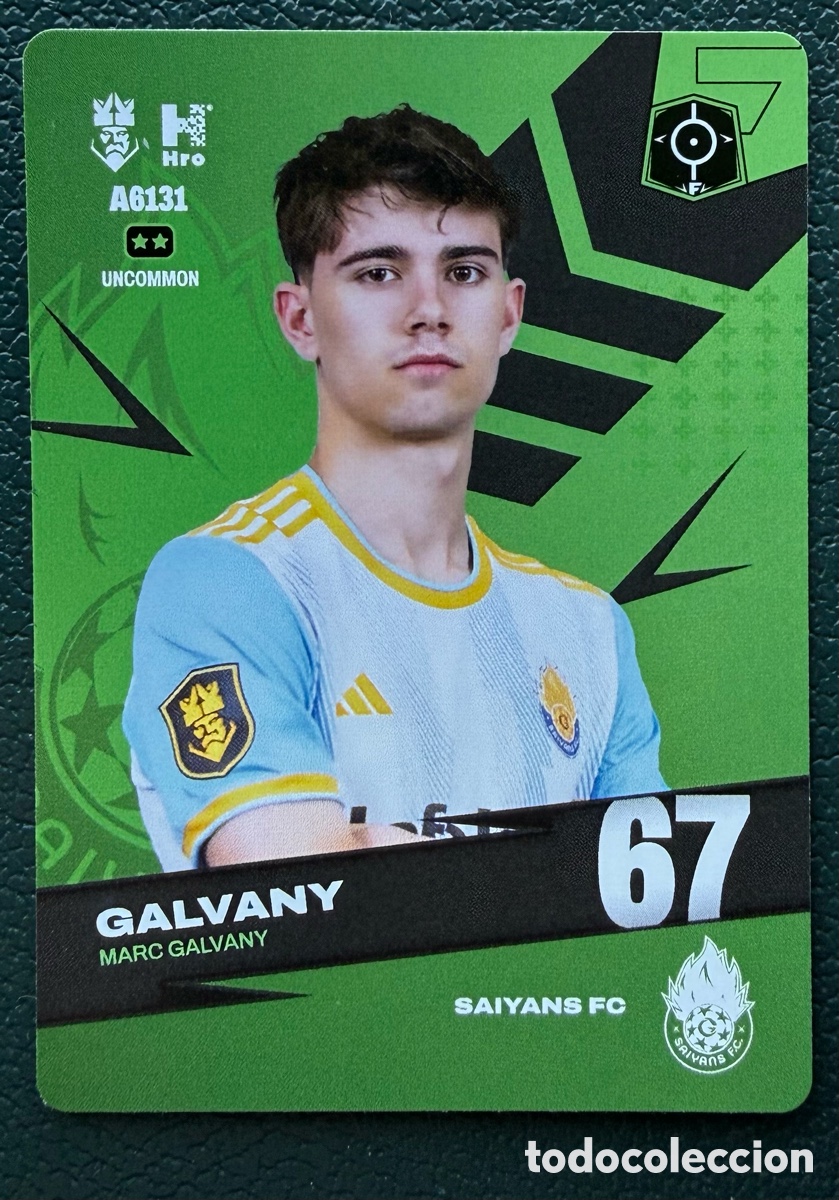 Cromos de f&uacute;tbol: A6131 MARIO GALVANY SAIYANS FC FICHAS ALBUM KINGS LEAGUE INFOJOBS 2024 KOLEX