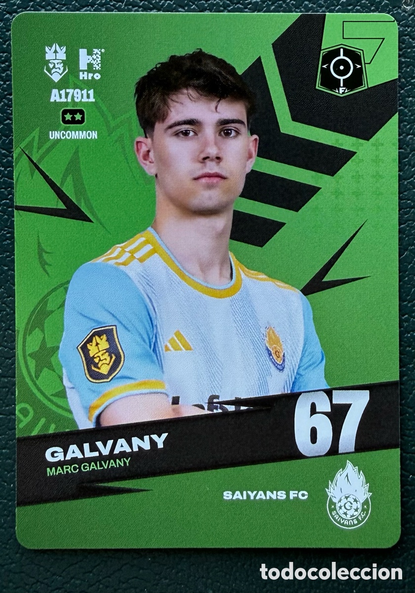 Cromos de f&uacute;tbol: A17911 MARIO GALVANY SAIYANS FC FICHAS ALBUM KINGS LEAGUE INFOJOBS 2024 KOLEX