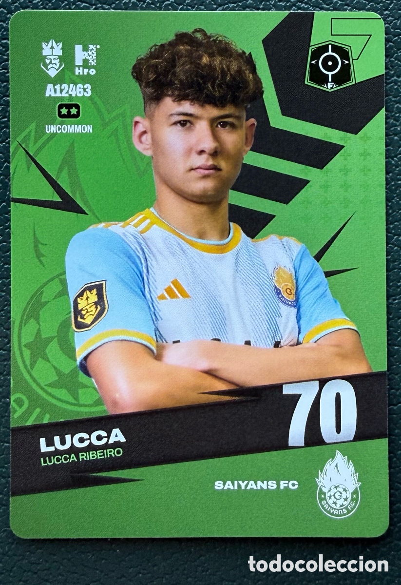 Cromos de f&uacute;tbol: A12463 LUCCA RIBEIRO SAIYANS FC FICHAS ALBUM KINGS LEAGUE INFOJOBS 2024 KOLEX