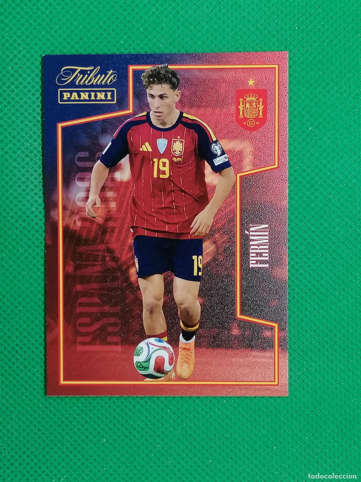 Cromos de f&uacute;tbol: 59 FERMIN LOPEZ ⚽PANINI TRIBUTO SELECCION ESPA&Ntilde;OLA ESPA&Ntilde;A CARD 26 2026⚽