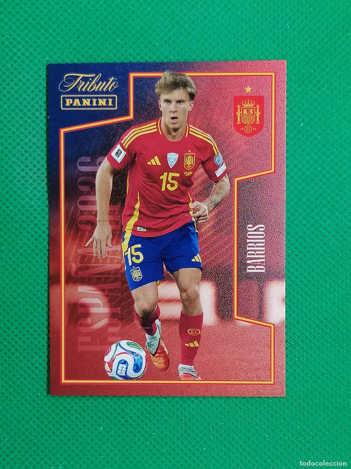 Cromos de f&uacute;tbol: 57 BARRIOS ⚽PANINI TRIBUTO SELECCION ESPA&Ntilde;OLA ESPA&Ntilde;A CARD 26 2026⚽