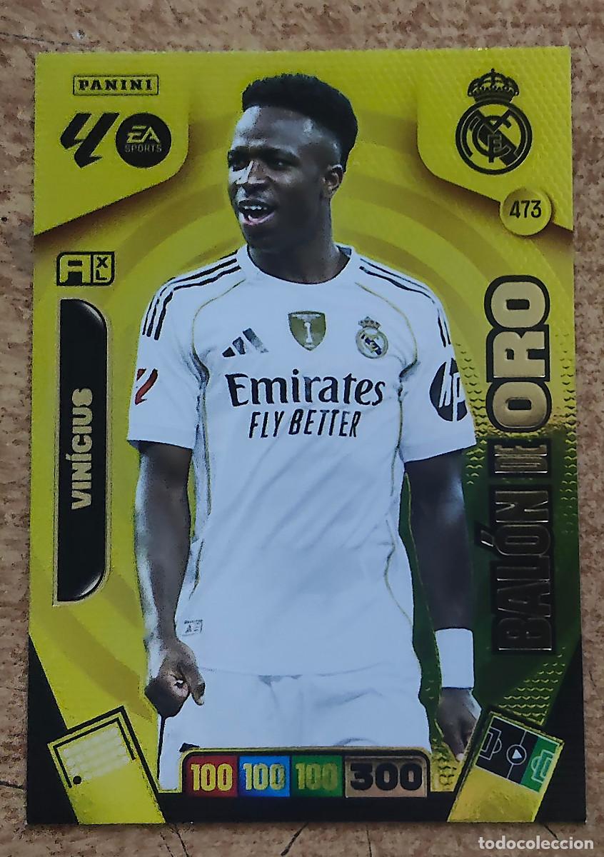 Cromos de f&uacute;tbol: Carta Panini Adrenalyn Vin&iacute;cius Jr. Real Madrid