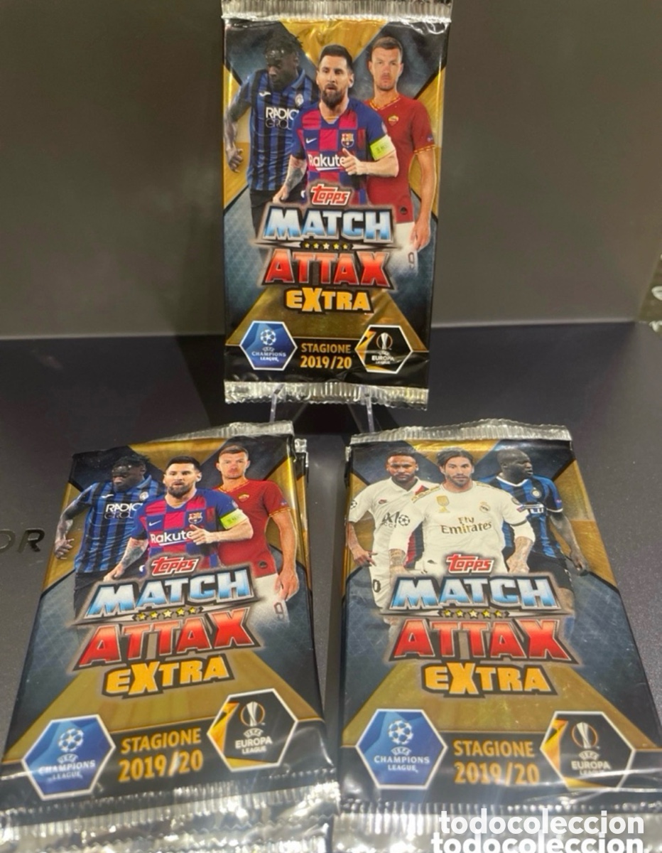 Cromos de Futebol: Lote 10 sobres Topps Match Attax EXTRA 2019-20