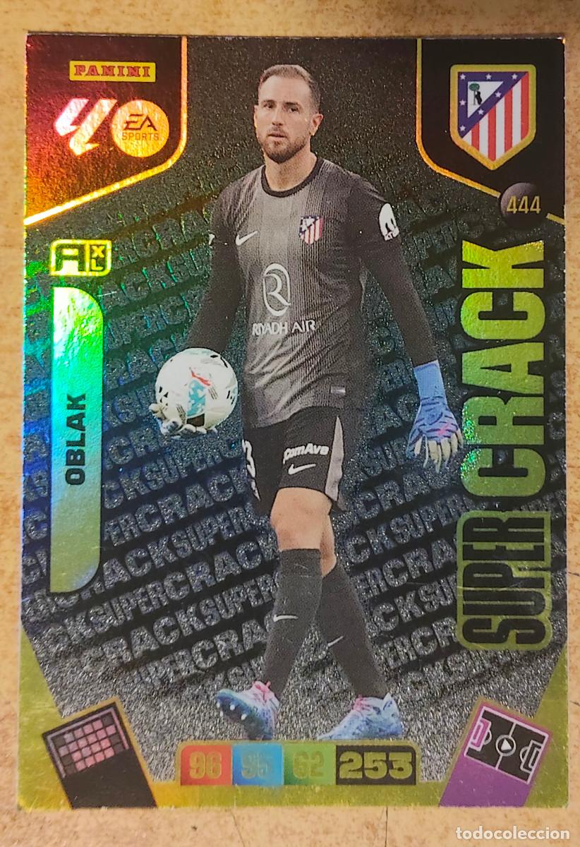 Cromos de f&uacute;tbol: 444 OBLAK SUPERCRACK SUPER CRACK ATLETICO MADRID ADRENALYN LIGA 25 26 2025 2026 PANINI