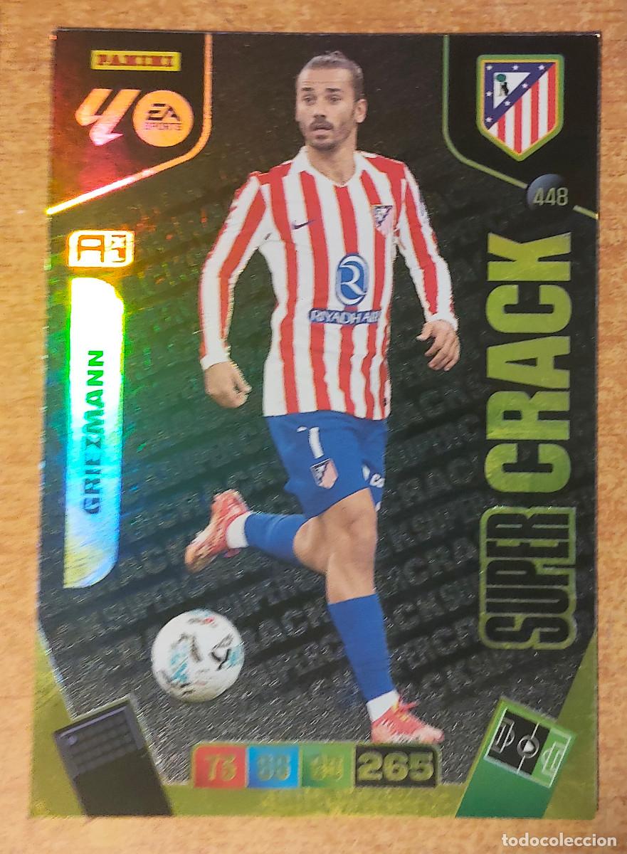 Cromos de f&uacute;tbol: Griezmann 448 Adrenalyn XL 25 26 Super Crack Atl&eacute;tico de Madrid 2025 2026
