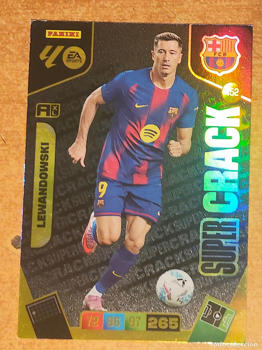 Cromos de f&uacute;tbol: 452 LEWANDOWSKI (SUPER CRACK) - BARCELONA - ADRENALYN XL 2025-26 - 25/26 (NUEVO)