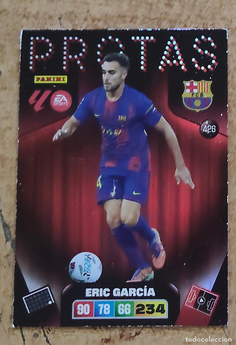Cromos de f&uacute;tbol: ADRENALYN XL 2025 2026 25 26 PANINI N&ordm; 426 ERIC GARCIA BARCELONA PROTAS