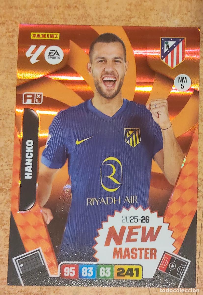 Cromos de f&uacute;tbol: Hancko New Master Adrenalyn XL 2025-26