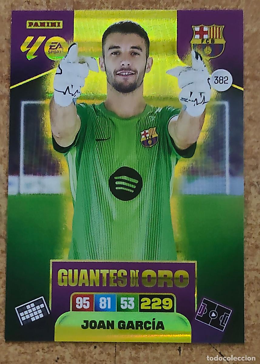 Cromos de f&uacute;tbol: -ADRENALYN 25-26 : 382 JOAN GARCIA ( BARCELONA ) -- GUANTES DE ORO --