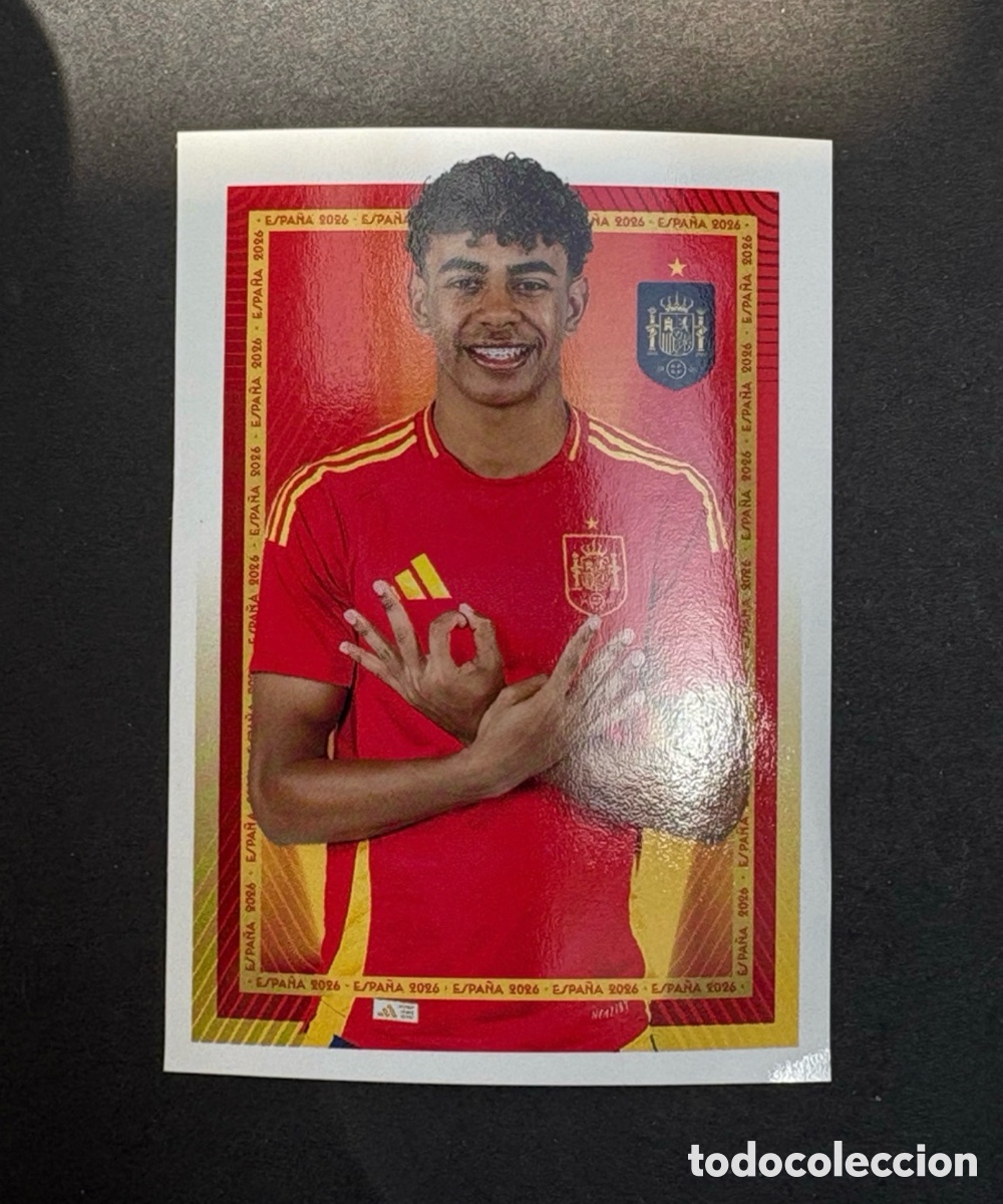 Cromos de Futebol: SUBASTA 1 c&eacute;ntimo LAMINE YAMAL 49 ESPA&Ntilde;A 2026 CARREFOUR